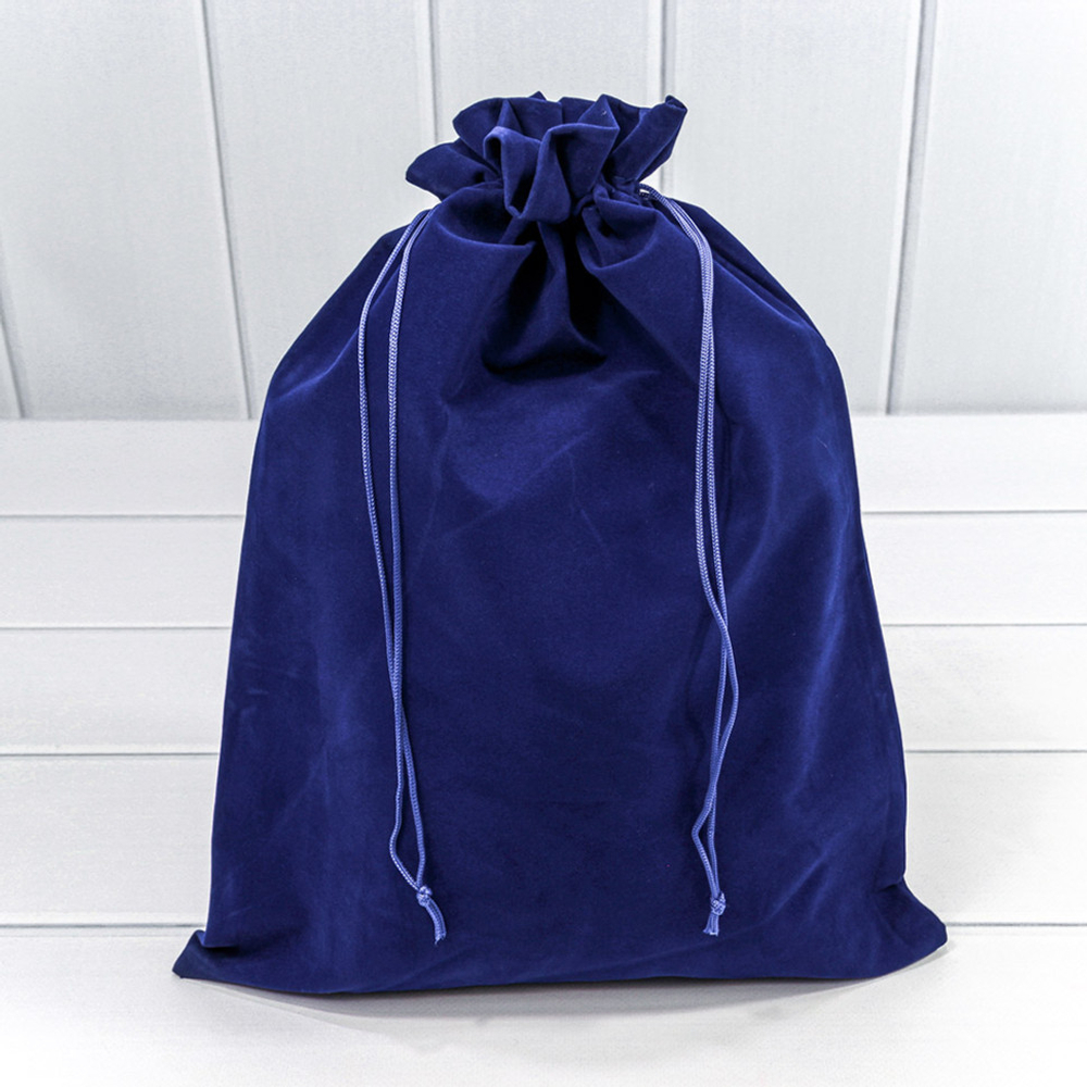 Мешочек 30х40см Бархат класс Б (Синий)