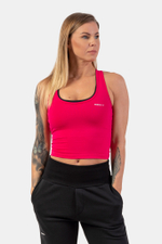 Женский топ NEBBIA Sporty Slim-Fit Crop Tank Top 422 Pink