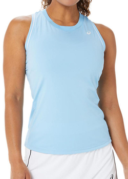 Женский топ теннисный Asics Court W Piping Tank - arctic sky