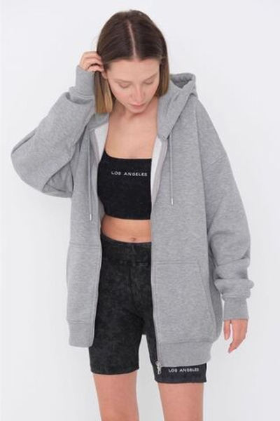 AYD Толстовка с капюшоном унисекс Oversize Basic с 3 нитями 1. Качественная плотная ткань