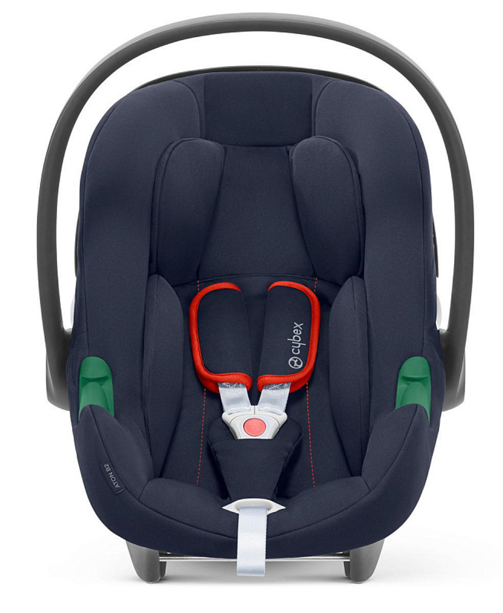 Коляска Cybex Balios S Lux SLV complete Aton B2 Bay Blue 3 в 1 Stone Grey с дождевиками