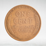USA, 1 Cent, 1944 - Lincoln Memorial Cent, VF