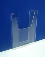 Карман буклетница настенная А4 верт 20мм 2мм акрил