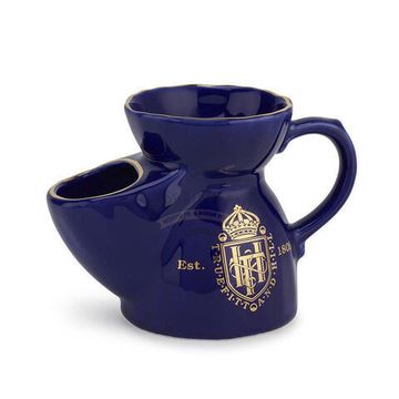 Кружка для бритья Truefitt&Hill Navy Shaving Mug (синяя, фарфор) 00052