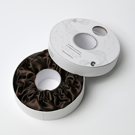 Резинка для волос "FLOWER" кофейный