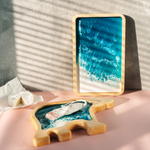 Набор деревянных менажниц из кедра для подачи блюд и закусок "мишка" и "поднос". MGN9