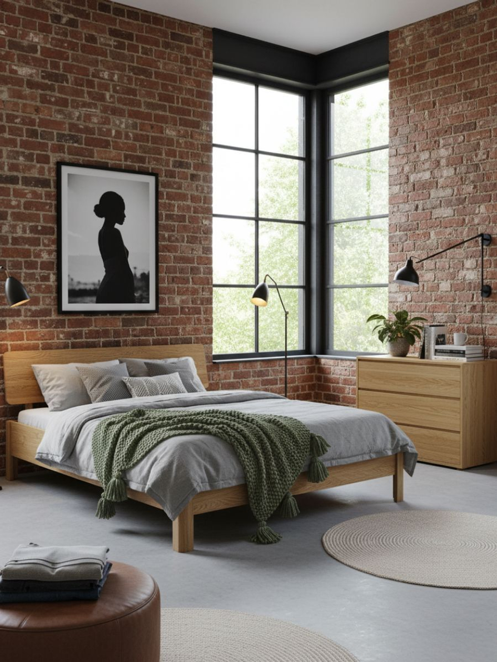 Кровать двуспальная, 160х200, Магнелия, с настилом, массив дуба, лак, Dipriz