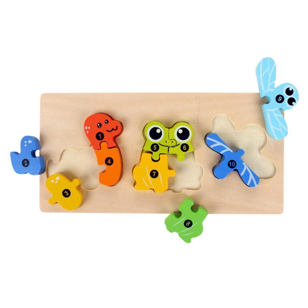 Развивающая игрушка деревянная Пазл по номерам 3 шт, C-41916