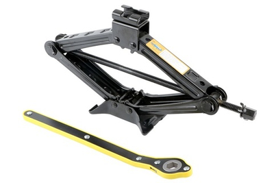 Домкрат  2 т винт. ромб. с трещоткой