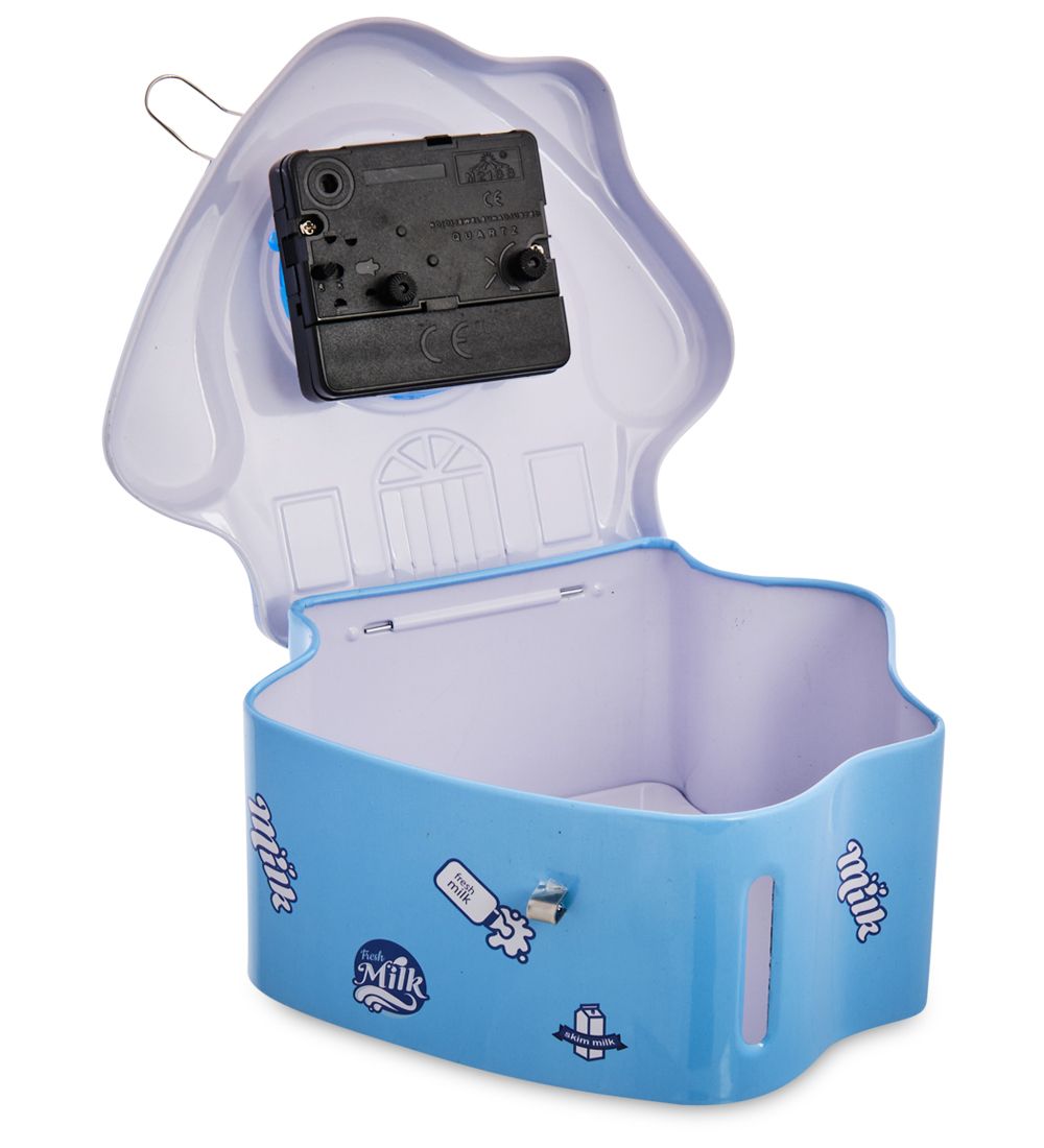 BX- 89/1 Метал. копилка с часами «Домик»