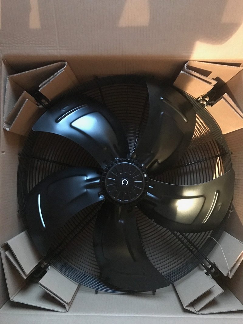 Высокотемпературный жаростойкий вентилятор (+80°C) YWF4E-450HT