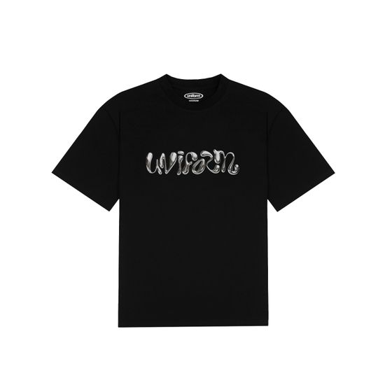 Футболка UNIFORM Liquid chrome чёрный