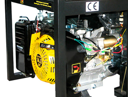 6500LXW DY Электрогенератор с функцией сварки, с колёсами