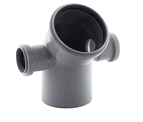 Отвод левый/правый ВК ПП 110/50х45, короб, серый,РТП (30/1)