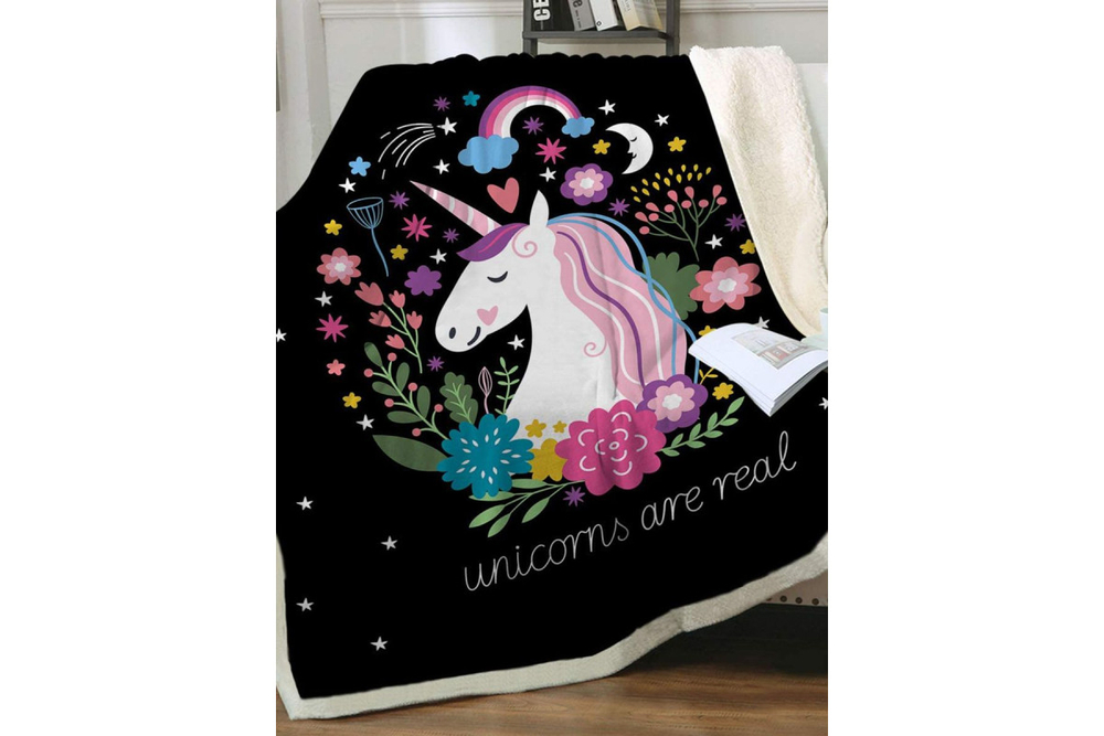 Покрывало Funfur Единорог 150*130 см
