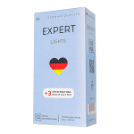 Ультратонкие презервативы Expert Lights 12шт (+3 в подарок)