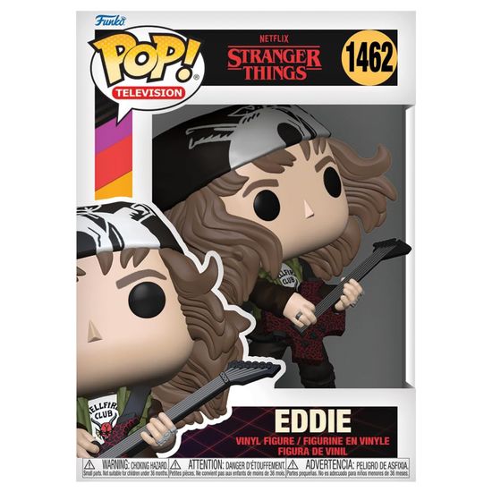 Фигурка Funko POP! TV Stranger Things S4 Hunter Eddie with Guitar​ ​(MT) (Exc) (1462) 76101 / Фигурка по мотивам сериала "Очень странные дела", Эдди Мансон