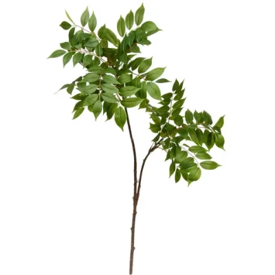 Искусственное растение «Ветка Рябины» 110см зеленая