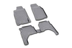 Коврики Standard, в салон MITSUBISHI L-200 1996-2005, 4 шт. (полиуретан, чёрные) Element.NLC.35.10.210