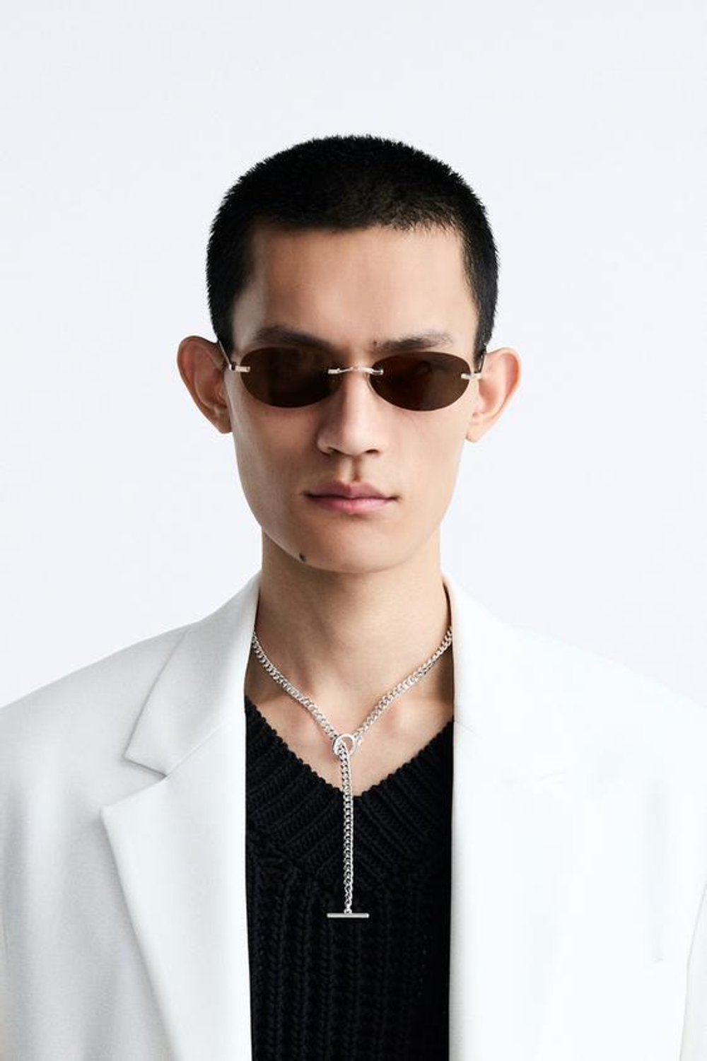 ZARA МЕТАЛЛИЧЕСКАЯ ЦЕПОЧКА, СЕРЕБРИСТЫЙ