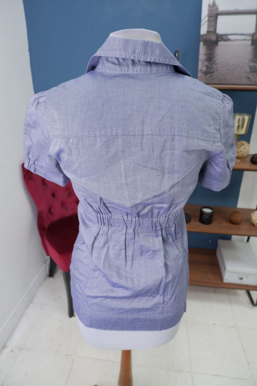 Рубашка с коротким рукавом 44 размер