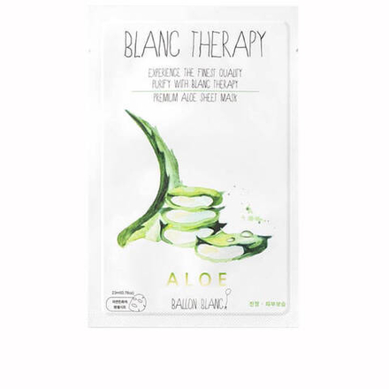 каневая маска успокаивающая и увлажняющая маска с алоэ Ballon Blanc Aloe Sheet Mask