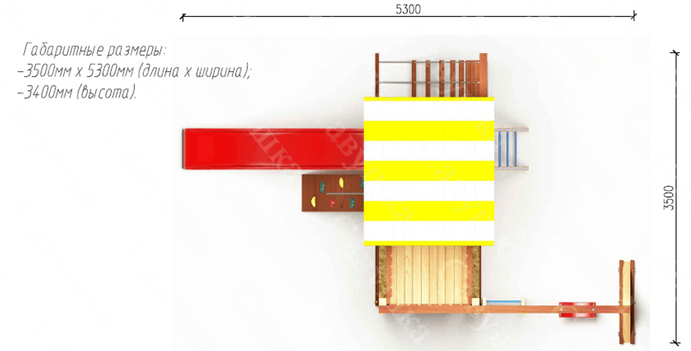 Детская площадка Савушка - 14
