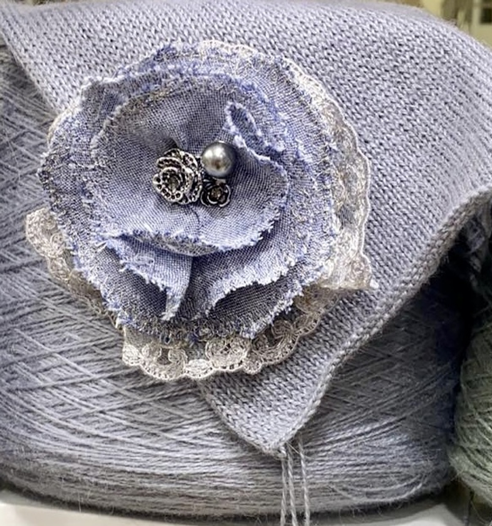 Пряжа на бобине 295 г (Италия) 60% беби альпака 40% шелк 100г-650м