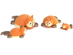 Резиновая фигура 3D Бельчонок для детских площадок