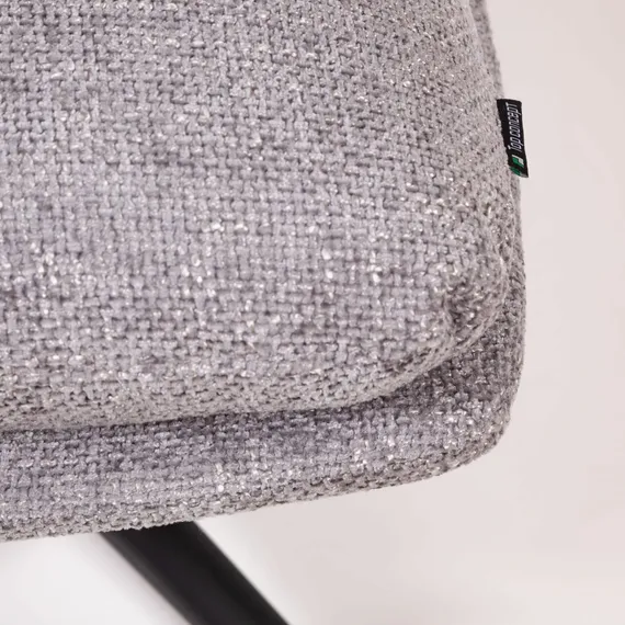 Кресло-качалка с оттоманкой Magnus, серое