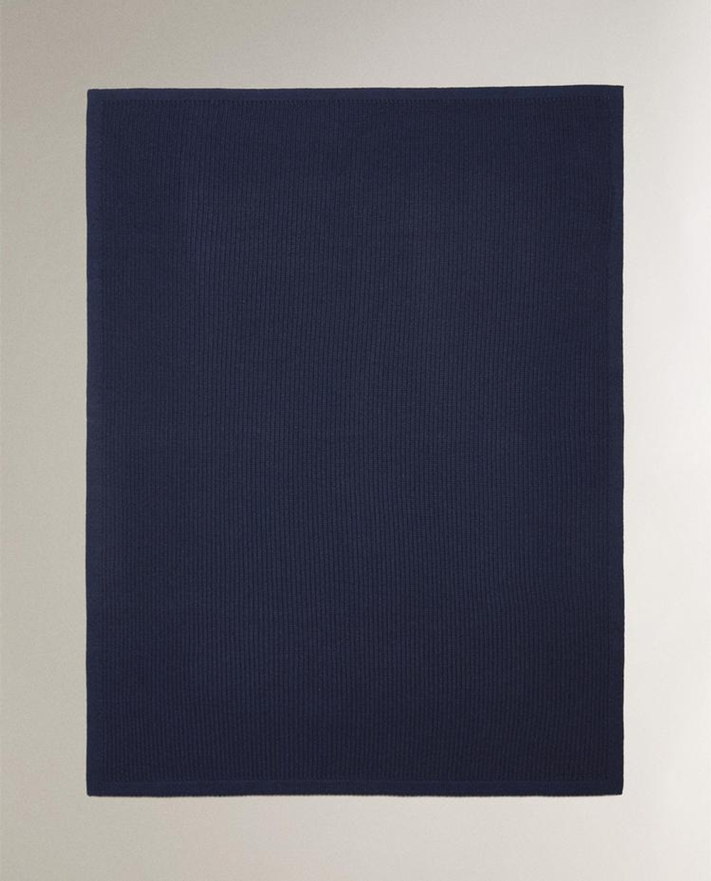 ZARA HOME ДЕТСКИЙ ОДНОТОННЫЙ ПЛЕД, СИНИЙ