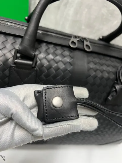 Дорожная сумка Bottega Veneta Intrecciato Medium черный