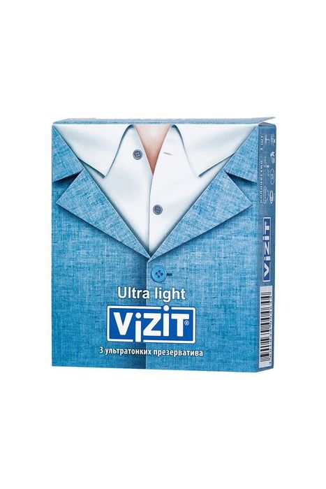 Ультратонкие презервативы VIZIT Ultra light - 3 шт.