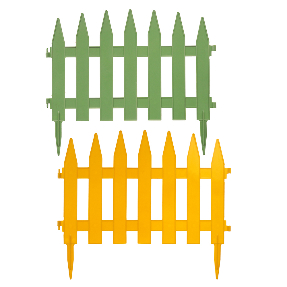 Заборчик декоративный "Солнечный сад" 5 секций 39*2,5*34см