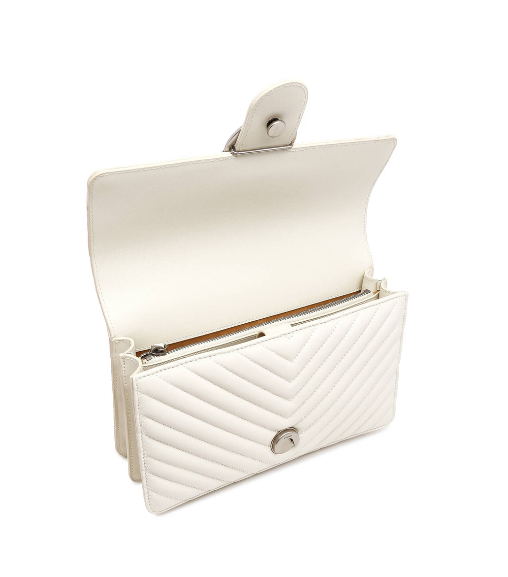 кожаная сумка через плечо love one Pinko - кремовый(100941 A0GK)