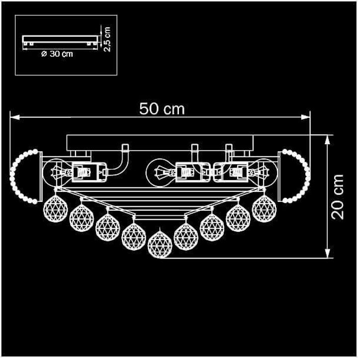 Потолочный светильник Osgona Monile 704092