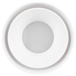 Светильник встраиваемый декоративный ЭРА KL94 WH под лампу MR16 GU5.3 белый пластиковый