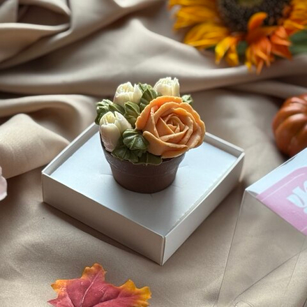 Шоколадный горшочек «Солёная карамель с арахисом»