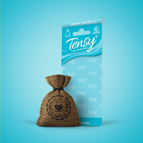 Ароматизатор "Tensy" мешочек с шнурком Морской бриз (12шт/бл)