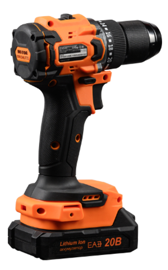 Аккумуляторная дрель-шуруповерт "ВИХРЬ" ДА-20Л-2К/БП