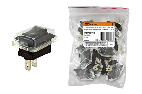 Тумблер 250V 15А(2с) однополосный REXANT