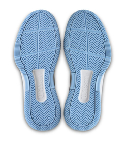 Женские Кроссовки теннисные Wilson Court Glide - white/airy blue/navy blazer