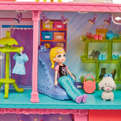 Polly Pocket - Rainbow Shopping Mall Набор с куклой 30 шт. HHX78