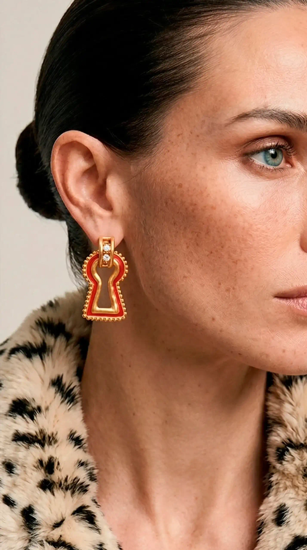 Серьги Secret, Золотой