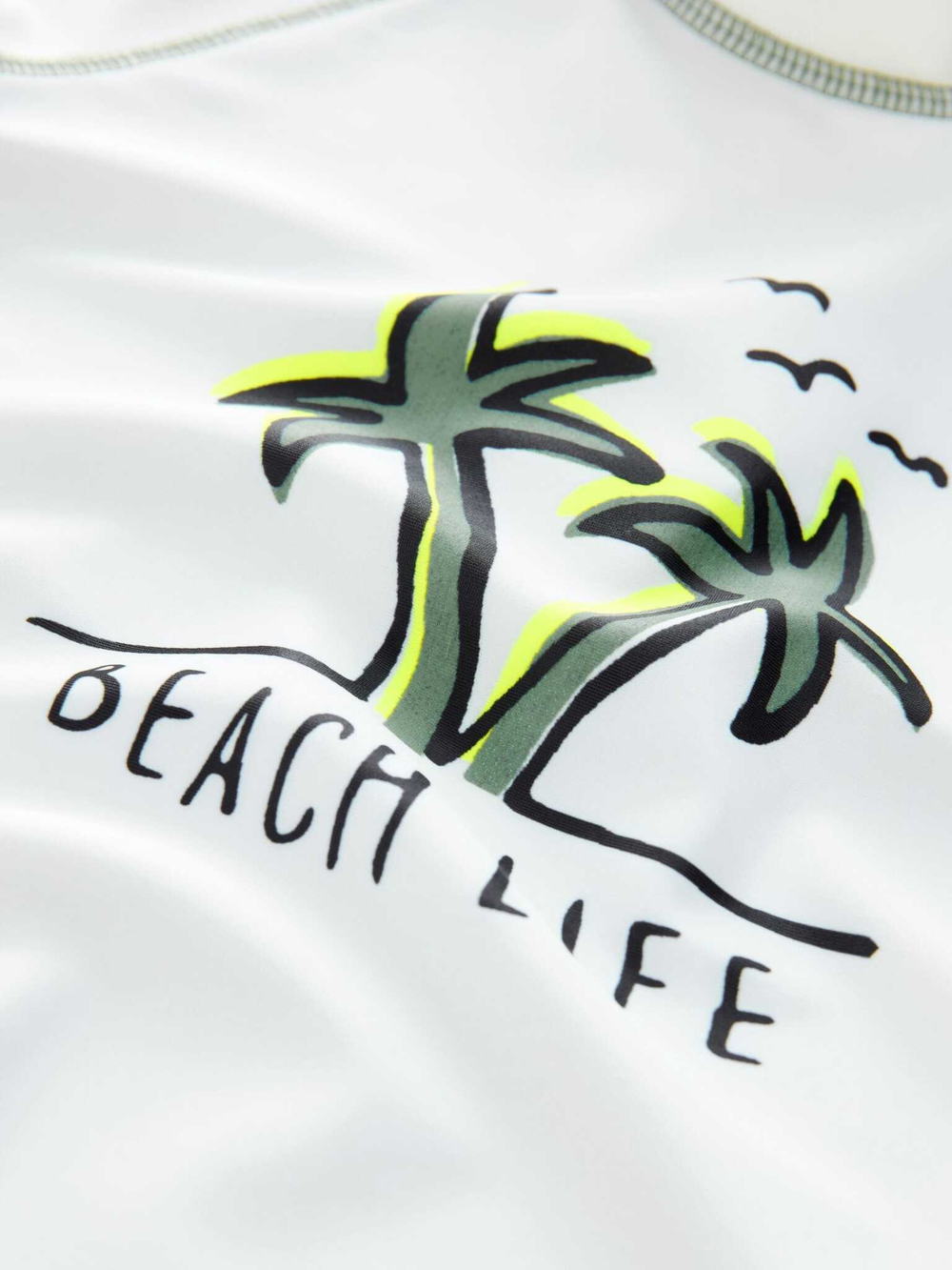 Костюм плавательный раздельный для мальчика Next AA2-465, Белый, Зеленый