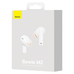 Беспроводные наушники Baseus Bowie M2 True Wireless Earphones - White