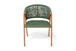 "Амстердам" плетеный стул из искусственного ротанга, цвет зеленый