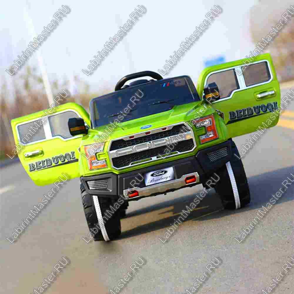 Детский электромобиль "XCY-168" зеленый