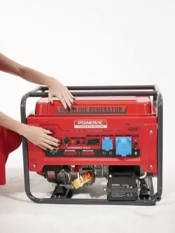 Генератор бензиновый электрический Powerac PR9500H2E-ATS (9кВт, 220В, 16л.с., АВТОЗАПУСК)