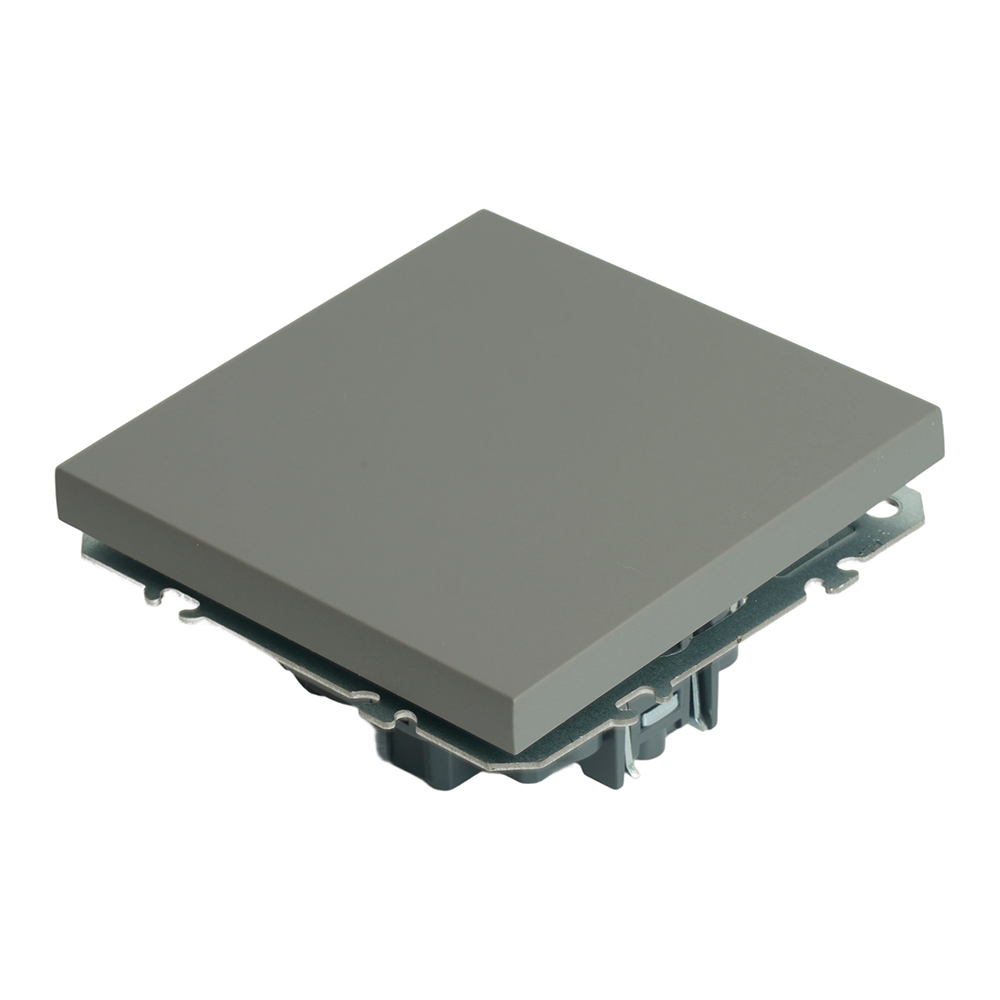 Заглушка (механизм), серия Эмили, платиново-серый, soft touch, RST00-5116-10 49961